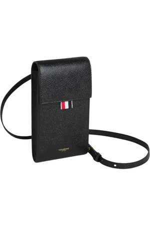 Thom Browne Belt Bags, male, , ONE SIZE, Leather Mobile Bag
