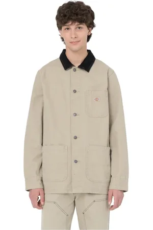 Dickies Single-Breasted Coats, male, , L, Canvas Chore Coat