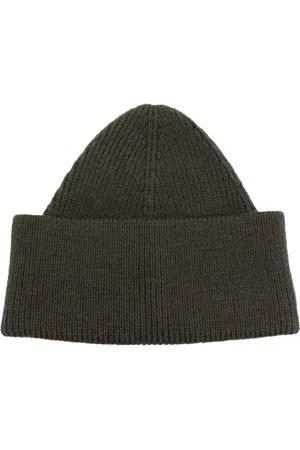 CRAIG GREEN Beanies, male, , ONE SIZE, Olive Hole Hat