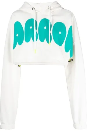 BARROW Hoodies, female, , M, Trendy Crop Sweatshirt - M