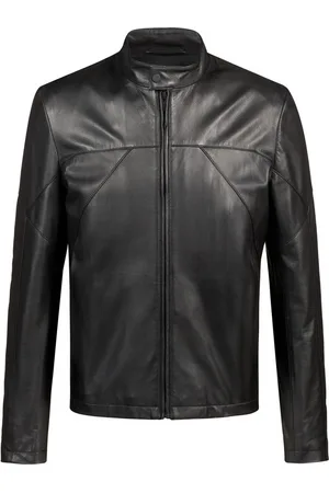 HUGO BOSS Leather Jackets, male, , M, Leather Jacket