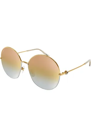 Cartier Oversize Round Trinity Knot Sunglasses