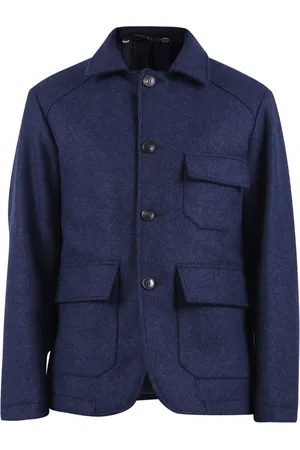 DoppiaA Blazers, male, , L, multipockets jacket