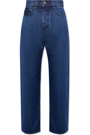 Palm Angels Straight Jeans, male, , W34, Jeans with Pockets