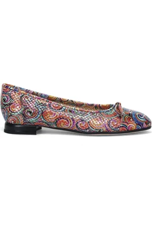 Brunate Ballerinas, female, , 5 UK, Handcrafted Italian MultiColour Flat Shoes