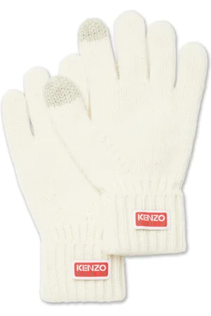 Kenzo Gloves, female, , M, Wool Logo Gloves