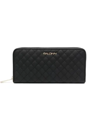 BALDININI Quilted Zip Wallet Casual