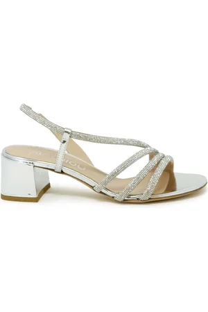 NINALILOU High Heel Sandals, female, , 4 UK, Womens Shoes Sandals Silver Ss24