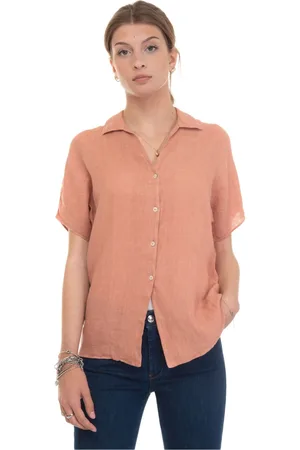 FAY Shirts, female, , L, Linen Shirt