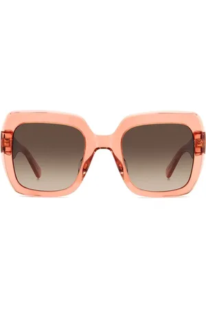 Kate Spade Sunglasses, female, , 52 MM, Peach/Dark Shaded Sunglasses