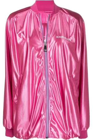 Khrisjoy Bomber Jackets, female, , XS, Satin Urban Tracksuit Jacket