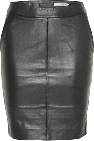 Gestuz Leather Skirts, female, , S, Leather Skirt