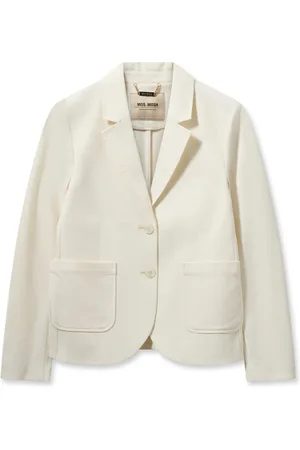 Mos Mosh Blazers, female, , M, Charm Blazer Ecru Elegant Style
