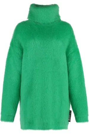 Gucci Knitted Dresses, female, , S, Mohair-Blend Mini Jumper Dress