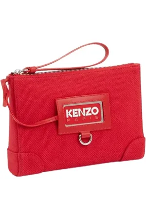 Kenzo Clutches, female, , ONE SIZE, Travel-inspired Bag with Badge Holder