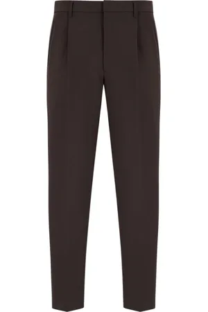 Emporio Armani Chinos, male, , XL, Trousers with Front Pleats and Side Pockets