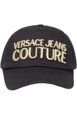 VERSACE Caps, male, , ONE SIZE, Cotton Men`s Hat with Versace Logo