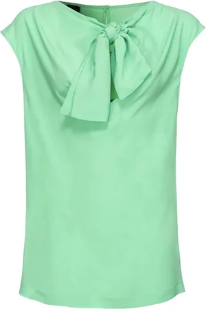 Pinko Blouses, female, , M, Sleeveless Silk Blend Top