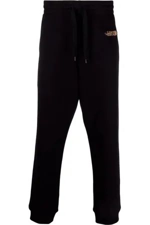 Moschino Sweatpants, male, , L, , Trousers, Men, , Bordeaux Sequin Sporty Joggers
