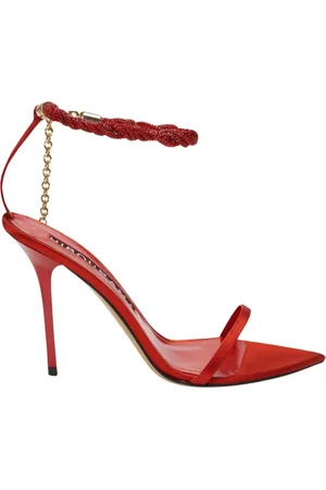 Hibourama High Heel Sandals, female, , 7 UK, Elegant Satin Sandals with Crystal Strap