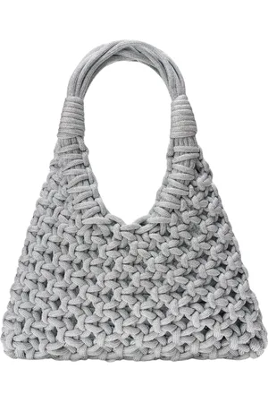 Hibourama Shoulder Bags, female, , ONE SIZE, Lurex Handwoven Bag