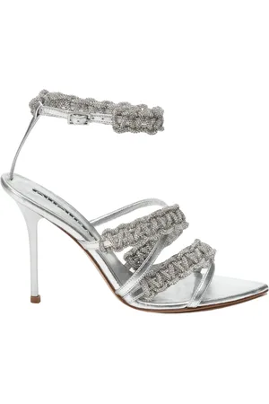 Hibourama Glamorous Olivia Metallic Leather Sandal