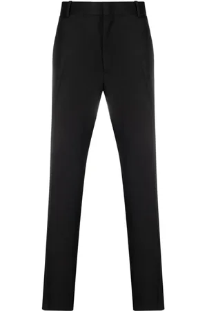 Alexander McQueen Suit Trousers, male, , M, Classic Wool Trousers with Side Stripes