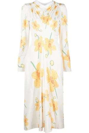 Marni Midi Dresses, female, , XS, Floral Print Midi Dress