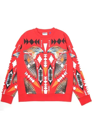 MARCELO BURLON Sweatshirts, unisex, , 6 Y, Geometric Falcon Sweatshirt