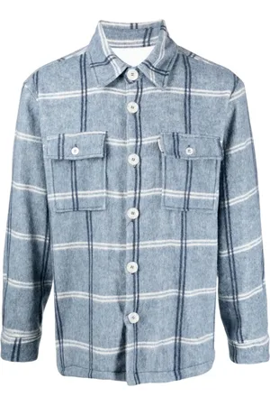 Family First Casual Shirts, male, , L, Clear Checked Flannel Shirt