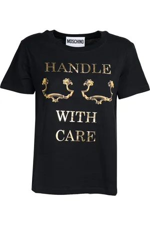 Moschino T-Shirts, female, , S, Handle With Care Tshirt