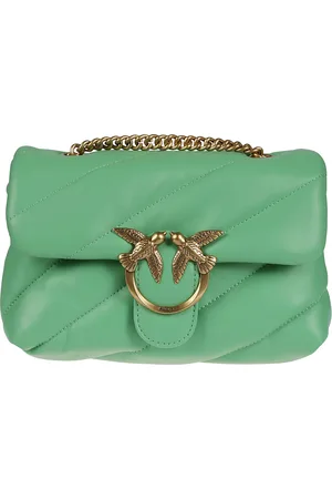 Pinko Cross Body Bags, female, , ONE SIZE, Maxi Quilt Bag in Mint