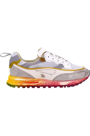 Hidnander Sneakers, male, , 7 UK, Threedome® Sand Dollar/Macaron Running Shoes