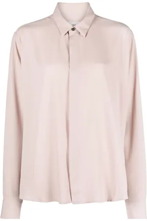 Ami Long Sleeve Shirt with Classic Collar