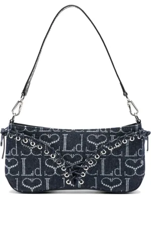 Ludovic De Saint Sernin Cleavage Denim Shoulder Bag