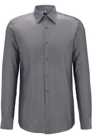 HUGO BOSS Casual Shirts, male, , S, Lin Composition Chemise