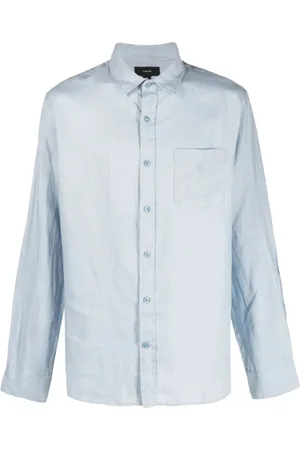 Vince Linen Casual Long Sleeve Shirt