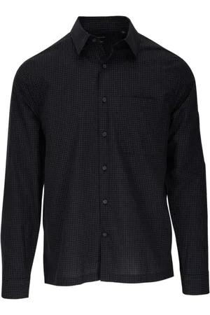 Vince Casual Shirts, male, , 2XL, Silverstone windowpane shirt
