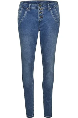 Cream Skinny Jeans, female, , W29, Skinny Jeans
