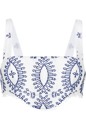 CHARO RUIZ IBIZA Sleeveless Tops, female, , S, CharoRuiz Top Blue