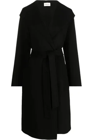P.A.R.O.S.H. Belted Coats, female, , L, Woolen Coat