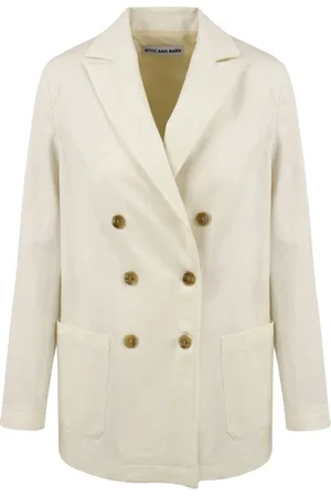 Attic and Barn Cream Jacket Model Atja004