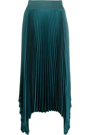 Joseph Midi Skirts, female, , M, Ade Knit Weave Plissé Skirt
