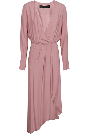 FEDERICA TOSI Midi Dresses, female, , S, Blush Long Sleeve Dress