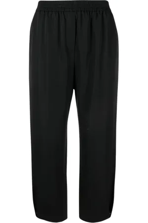 Giorgio Armani Cropped Trousers, female, , 2XS, Tapered Wool Trousers