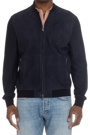 SALVATORE SANTORO Zip-Up Baseball Jacket