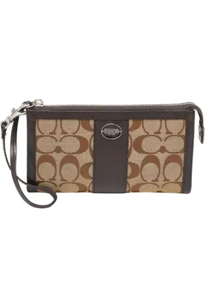 Coach Pre-owned Clutches, female, , ONE SIZE, Pre-owned Canvas handbags