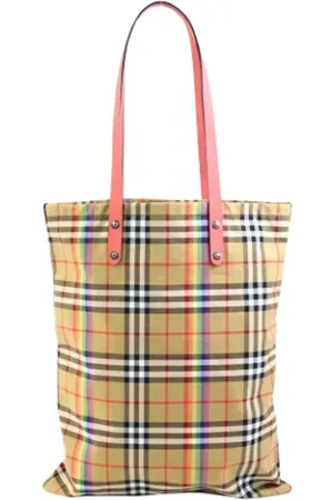 Burberry Pre-owned Tote Bags, female, , ONE SIZE, Pre-owned Cotton totes
