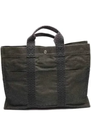 Hermès Pre-owned Handbags, female, , ONE SIZE, Pre-owned Canvas handbags