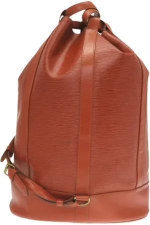 LOUIS VUITTON Pre-owned Leather backpacks